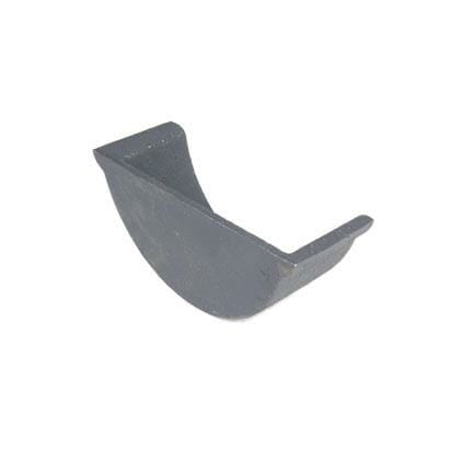 Alumasc Apex 125mm (5") Beaded Half Round Cast Iron Internal Stop End - Primed