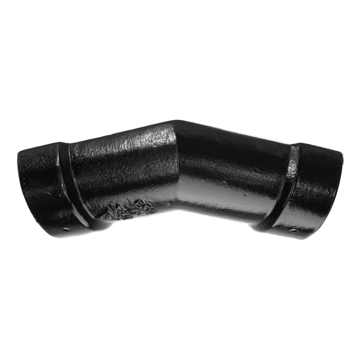 Alumasc Apex 125mm (5") Half Round Cast Iron 135 degree Gutter Angle - Black