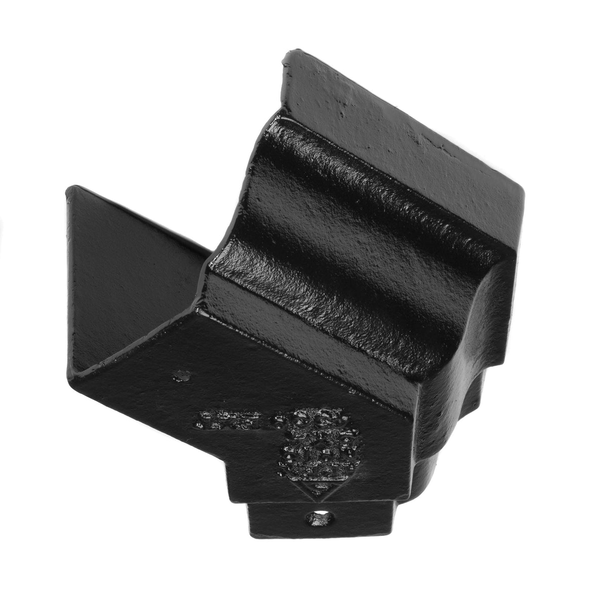 Alumasc Apex 100x75 (4"x 3") Moulded Cast Iron 135 External Gutter Angle - Painted Black