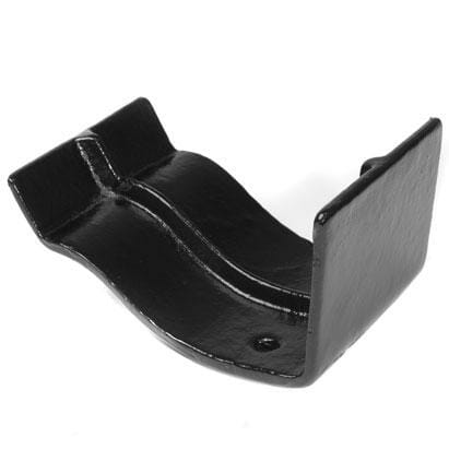 Alumasc Apex 125mm (5") Victorian Ogee Cast Iron Gutter Union - Black