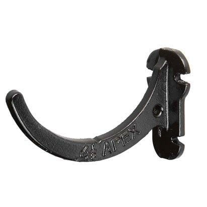 Alumasc Apex 150mm (6") Half Round Cast Iron Fascia Bracket - Black