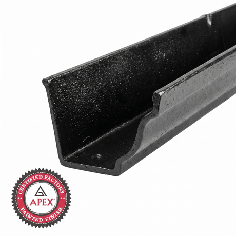 Moulded Ogee 125 x 100mm (5"x4") Cast Iron Guttering
