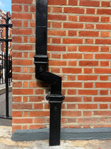 Alumasc Apex 0.9m (3ft) Cast Iron 100 x 75mm (4"x3") Square Downpipe without Ears - Primed