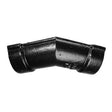 Alumasc Apex 115mm (4.5") Beaded Half Round Cast Iron 135 degree Gutter Angle - Black