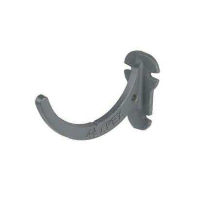 Alumasc Apex 115mm (4.5") Beaded Half Round Cast Iron Fascia Bracket - Primed