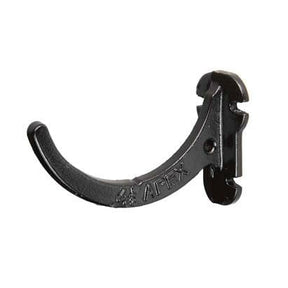 Alumasc Apex 115mm (4.5") Beaded Half Round Cast Iron Fascia Bracket - Black