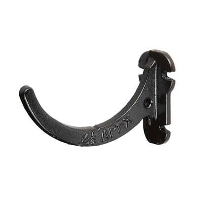 Alumasc Apex 115mm (4.5") Beaded Half Round Cast Iron Fascia Bracket - Black