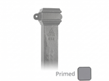 Alumasc Apex 1.83m (6ft) Cast Iron 100 x 75mm (4"x3") Square Downpipe with Ears - Primed
