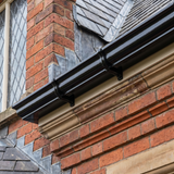 Alumasc Apex 125mm (5") Victorian Ogee Cast Iron Gutter 1.83m Length - Black