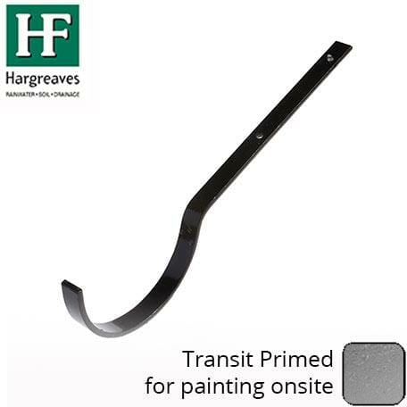 Alumasc Apex 100 x 75mm (4"x3") Deep HR Galvanised Top Fix Bracket  - Primed