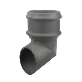Alumasc Apex 75mm (3") Cast Iron Downpipe Shoe without Ears - Primed