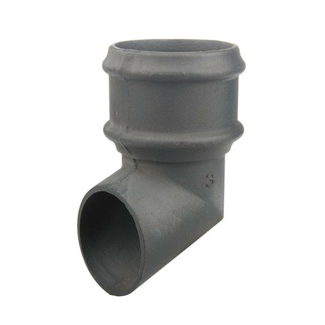 Alumasc Apex 100mm (4") Cast Iron Downpipe Shoe without Ears - Primed