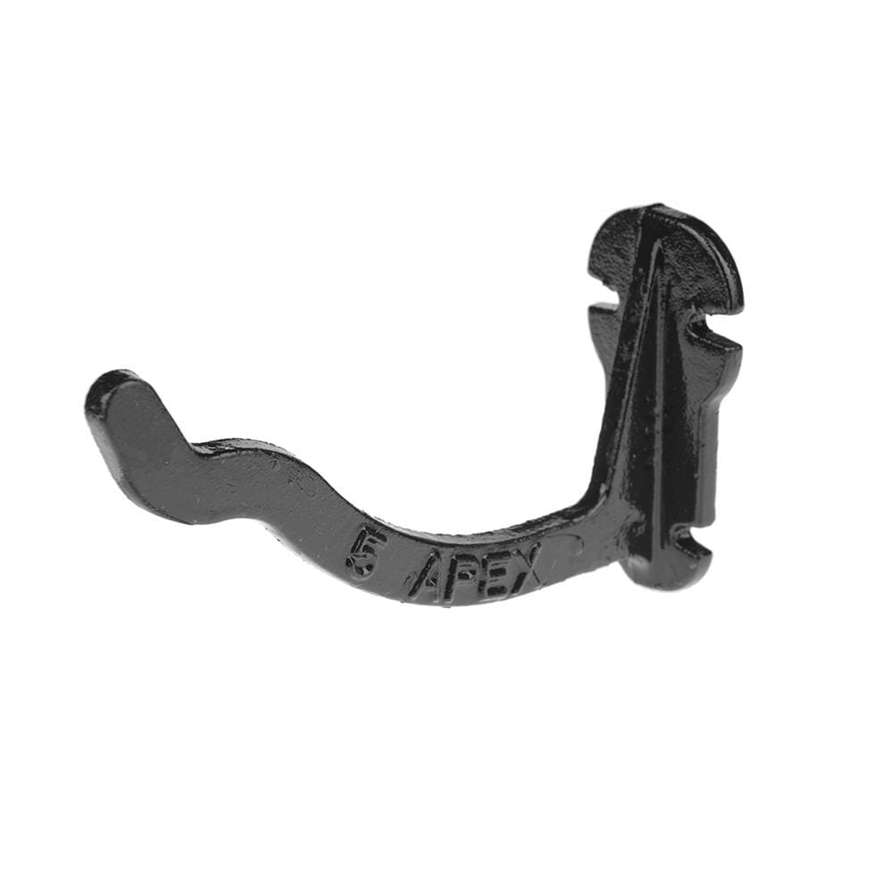Alumasc Apex 115mm (4.5") Victorian Ogee Cast Iron Fascia Bracket - Black