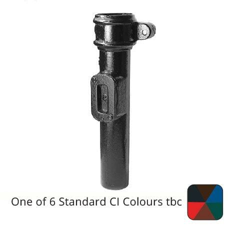 Alumasc Apex 100mm (4") Cast Iron Access Pipe 400mm long with Ears - One of 6 CI Standard RAL Colours TBC