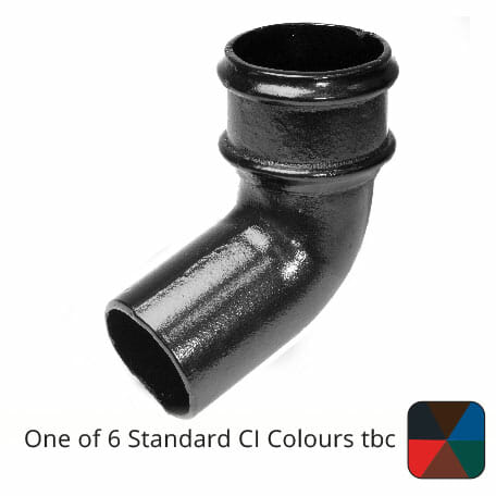 Alumasc Apex 100mm (4") Cast Iron 112 degree Bend without Ears - One of 6 CI Standard RAL Colours TBC