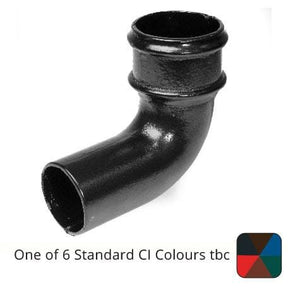 Alumasc Apex 65mm (2.5") Cast Iron 90 degree Bend without Ears - One of 6 CI Standard RAL Colours TBC