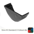 Alumasc Apex 125mm (5") Beaded Half Round Cast Iron Internal Stop End - One of 6 CI Standard RAL Colours TBC