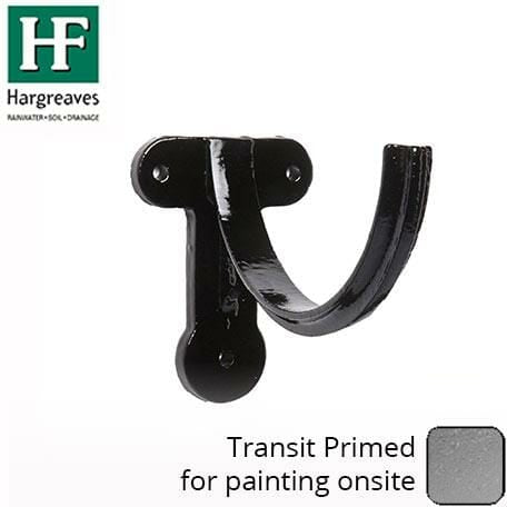 Alumasc Apex 125 x 75mm (5"x3") Primed Cast Iron Deep Half-Round Fascia Bracket - Primed