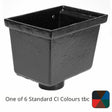 Alumasc Apex 65mm (2.5") Cast Iron Large Rectangular Hopper - One of 6 CI Standard RAL Colours TBC