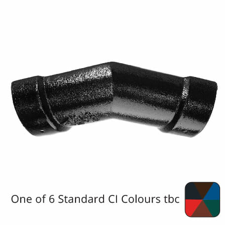 Alumasc Apex 100mm (4") Half Round Cast Iron 135 degree Gutter Angle - One of 6 CI Standard RAL Colours TBC