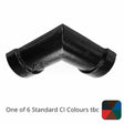 Alumasc Apex 125mm (5") Half Round Cast Iron 90 degree Gutter Angle - One of 6 CI Standard RAL Colours TBC