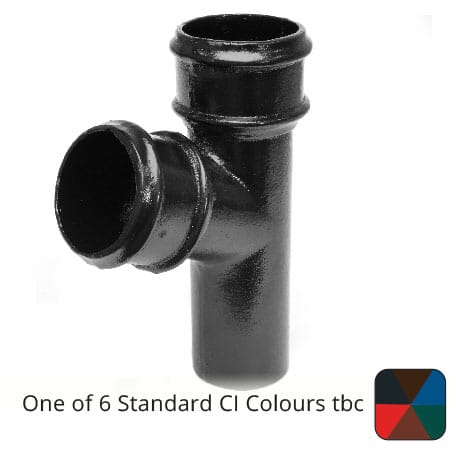 Alumasc Apex 75mm (3") Cast Iron 112 degree Branch without Ears - One of 6 CI Standard RAL Colours TBC