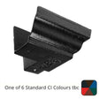 Alumasc Apex 125x100 (5"x 4") Moulded Cast Iron 90 External Gutter Angle - Painted