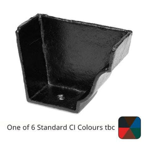 Alumasc Apex 100x75 (4"x 3") Moulded Cast Iron Right Hand External Stopend - One of 6 CI Standard RAL Colours TBC