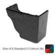 Alumasc Apex 100x75 (4"x 3") Moulded Cast Iron Right Hand Internal Stopend - One of 6 CI Standard RAL Colours TBC