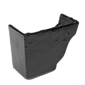 Alumasc Apex 125x100 (5"x 4") Moulded Cast Iron Left Hand Internal Stopend - Black