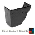 Alumasc Apex 125x100 (5"x 4") Moulded Cast Iron Left Hand Internal Stopend - One of 6 CI Standard RAL Colours TBC