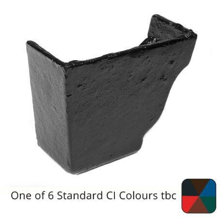 Alumasc Apex 125x100 (5"x 4") Moulded Cast Iron Left Hand Internal Stopend - One of 6 CI Standard RAL Colours TBC