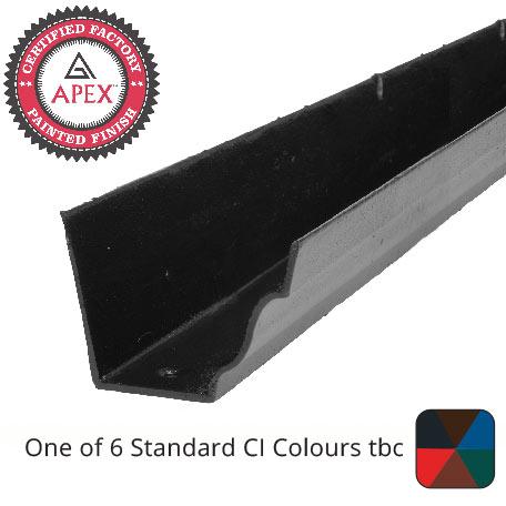 Alumasc Apex 100x75mm (4"x 3") Moulded Ogee Cast Iron Gutter 1.83m Length - One of 6 CI Standard RAL Colours TBC