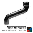 Alumasc Apex 65mm (2.5") Cast Iron Downpipe Offset 455mm (18") Projection - One of 6 CI Standard RAL Colours TBC