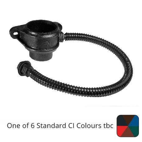 Alumasc Apex Right-hand exit 65mm (2.5") Cast Iron Downpipe Rainwater Divertor - One of 6 CI Standard RAL Colours TBC