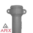 Alumasc Apex 65mm (2.5") x 0.9m Cast Iron Downpipe with Ears - Primed