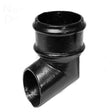 Alumasc Apex 100mm (4") Cast Iron Downpipe Shoe without Ears - Black