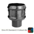 Alumasc Apex 100mm (4") Cast Iron Loose Socket without Ears - Painted One of 6 CI Standard RAL Colours TBC