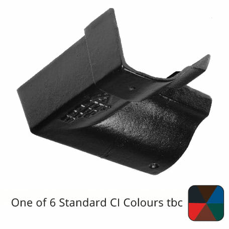 Alumasc Apex 125mm (5") Victorian Ogee Cast Iron 90 degree Internal Gutter Angle - One of 6 CI Standard RAL Colours TBC