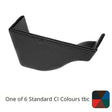 Alumasc Apex 125mm (5") Victorian Ogee Cast Iron Left Hand External Stop End - One of 6 CI Standard RAL Colours TBC