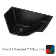 Alumasc Apex 125mm (5") Victorian Ogee Cast Iron Right Hand External Stop End - One of 6 CI Standard RAL Colours TBC