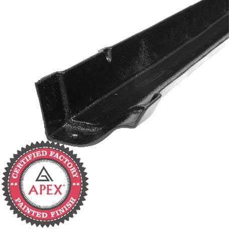 Alumasc Apex 125mm (5") Victorian Ogee Cast Iron Gutter 1.83m Length - Black
