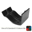 Alumasc Apex 125mm (5") Victorian Ogee Cast Iron Gutter Union - One of 6 CI Standard RAL Colours TBC