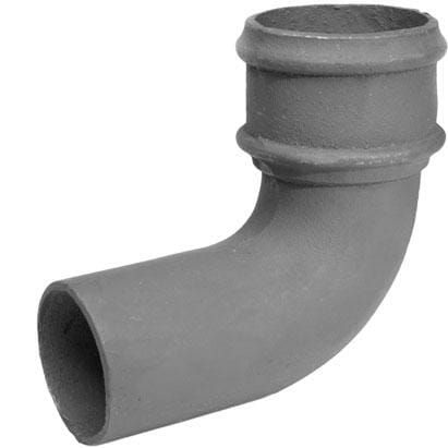 Alumasc Apex 100mm (4") Cast Iron 90 degree Bend without Ears - Primed