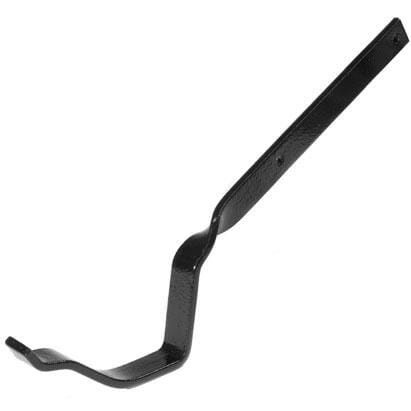 Alumasc Apex 125mm (5") Victorian Ogee Side Fix Rafter Bracket for Cast Iron Gutter  - Black