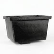 Alumasc Apex Cast Iron Rectangular Large (305 x 250 x 200mm) Rainwater Hopper Head with 100 x 75mm (4"x3") Square Outlet - Black