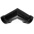 Alumasc Apex 125mm (5") Half Round Cast Iron 90 degree Gutter Angle - Black