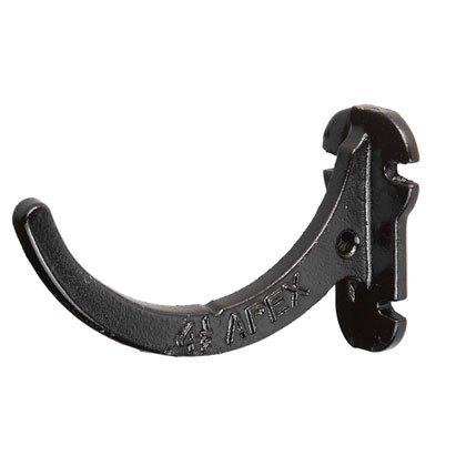 Alumasc Apex 125mm (5") Half Round Cast Iron Fascia Bracket - Black