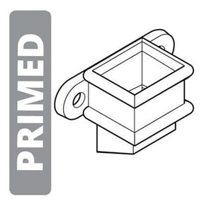 Alumasc Apex Cast Iron 100 x 75mm (4"x3") Square Socket - with Ears - Primed