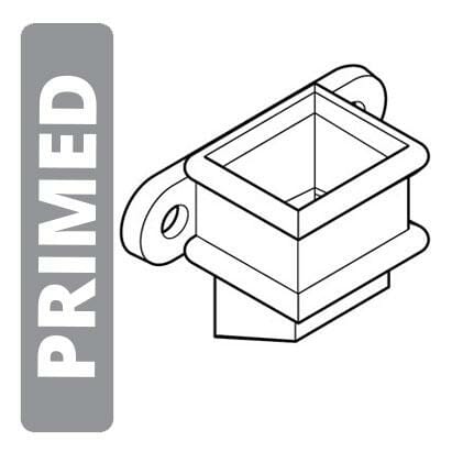 Alumasc Apex Cast Iron 100 x 75mm (4"x3") Square Socket - with Ears - Primed